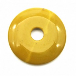 Donut Mookait ockergelb 40 mm