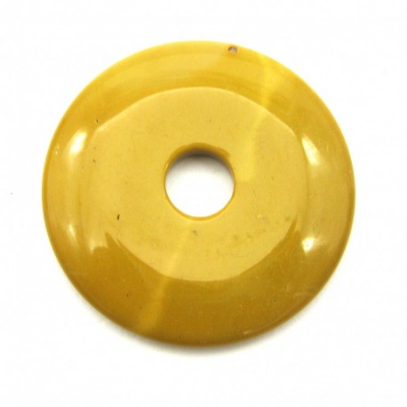 Donut Mookait ockergelb 40 mm