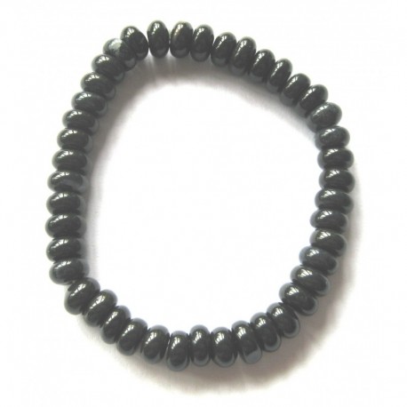 Armband Button Onyx (gefärbt) 8 mm