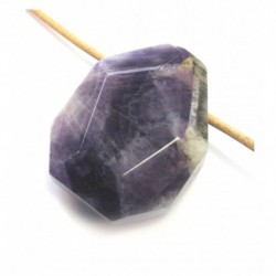 Freeform Amethyst facettiert gebohrt 3 cm