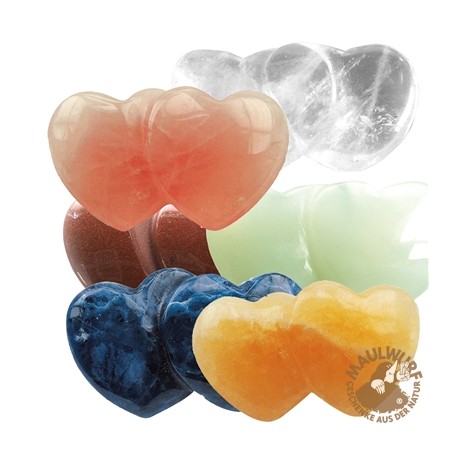 Partnerherz Mischpackung 30x45 mm VE 6 Stück