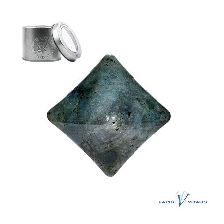 Achtsamkeitskristall Labradorit grün groß 6 x 6 cm