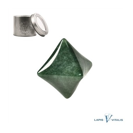 Achtsamkeitskristall Grünquarz klein 5 x 5 cm