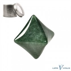 Achtsamkeitskristall Grünquarz groß 6 x 6 cm