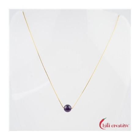 Wechselkette Venezianerkette verstellbar, Silber vergoldet, 0,8mm