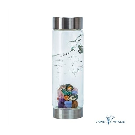 VitaJuwel ViA Fünf Elemente (Amethyst, Chalcedon, versteinertes Holz, Rosenquarz, Ozeanjaspis)