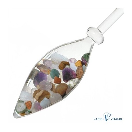 VitaJuwel Fünf Elemente (Amethyst, Chalcedon, versteinertes Holz, Rosenquarz, Ozeanjaspis)