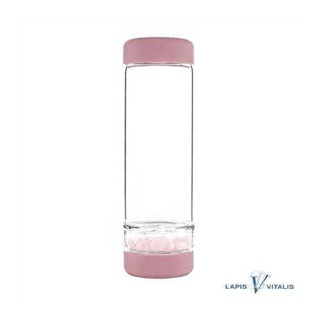Vita Juwel inu! Flasche Blossom Rose mit Rosenquarz