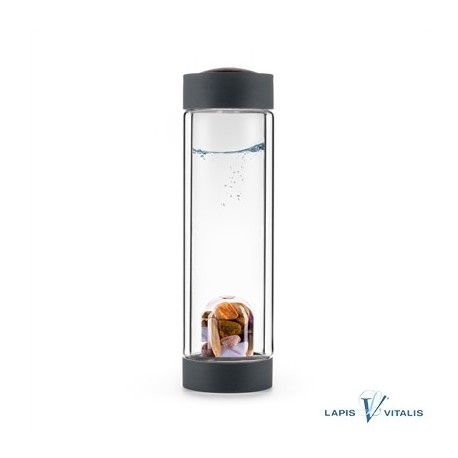 VitaJuwel ViA HEAT Fünf Elemente (Amethyst, Chalcedon, versteinertes Holz, Rosenquarz, Ozeanjaspis)