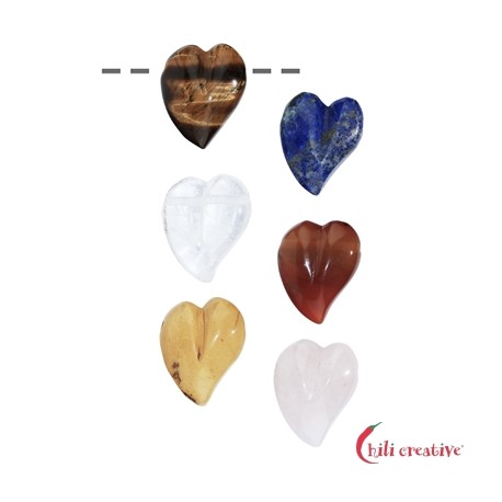 Swing Herz gebohrt Mix 32 mm VE 6 Stück