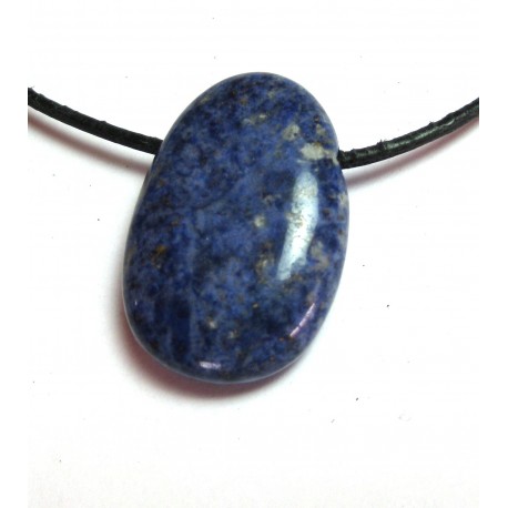 Tropfen gebohrt Dumortieritquarz M