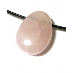 Tropfen gebohrt Rosenquarz AB M