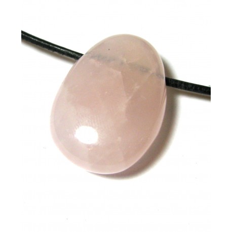 Tropfen gebohrt Rosenquarz AB M
