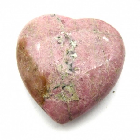 Herz flach 40 mm Rhodonit