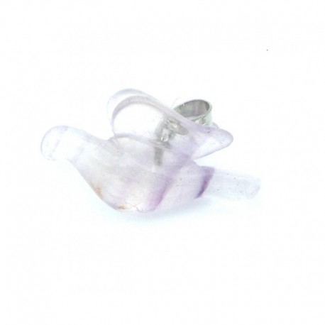 Anhänger Friedenstaube Fluorit 30 mm