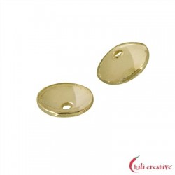 Halbschale Classic 5 mm 925er Silber vergoldet VE 60 Stück