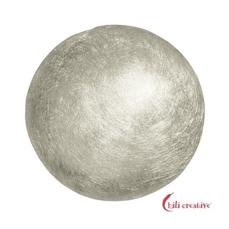 Halbkugel 925er Silber matt 21 mm