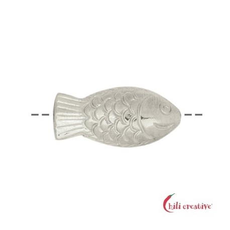 Fisch 23 x 14 mm 925er Silber VE 1 Stück