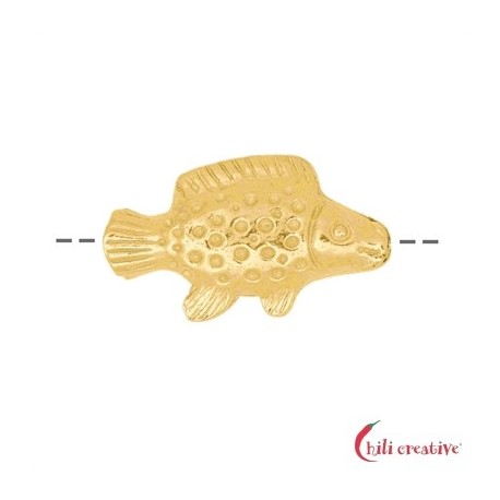 Fisch VE Forelle) 25 x 12 mm 925er Silber Antique VE 1 Stück