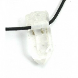 Rohstein gebohrt Bergkristall Spitze 1,5 - 2 cm