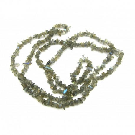 Splitter-Kette Labradorit 80 cm