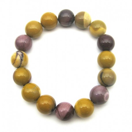 Kugel-Armband Mookait 12 mm