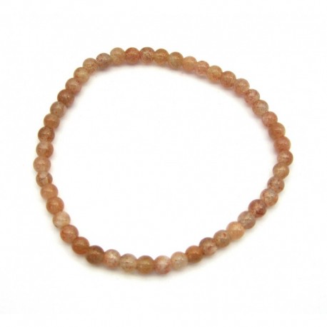 Kugel-Armband Sonnenstein 4 mm