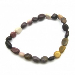 Nugget-Armband kleine Steine Mookait 5 - 7 mm