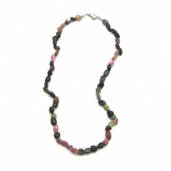 Nugget-Kette Turmalin bunt 6-8 mm 45 cm lang
