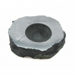 Kugelständer Schungit (Steinkohle) 4 - 5 cm