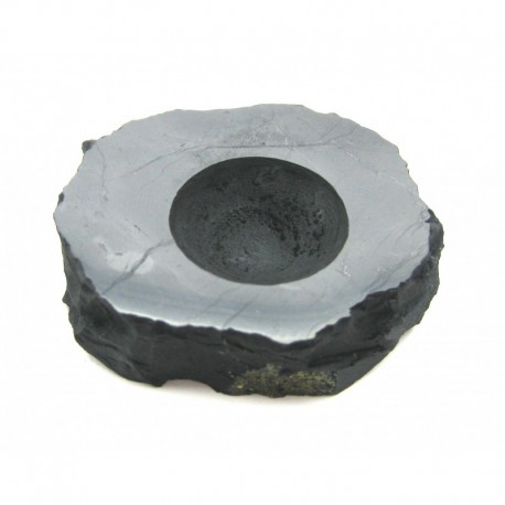 Kugelständer Schungit (Steinkohle) 4 - 5 cm