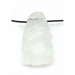 Rohstein gebohrt Bergkristall 4 cm