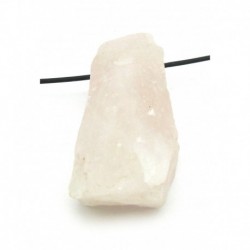 Rohstein gebohrt Rosenquarz 4 cm