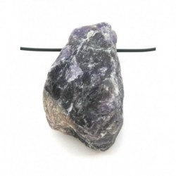Rohstein gebohrt Amethystquarz 4 cm