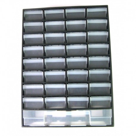 Kleinteilemagazin 33 Fächer 41x30x13.5 cm