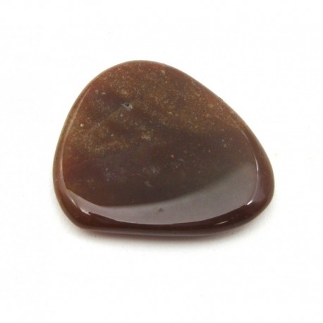 Scheibenstein Chalcedon rot-braun 3 - 4 cm 1 Stück