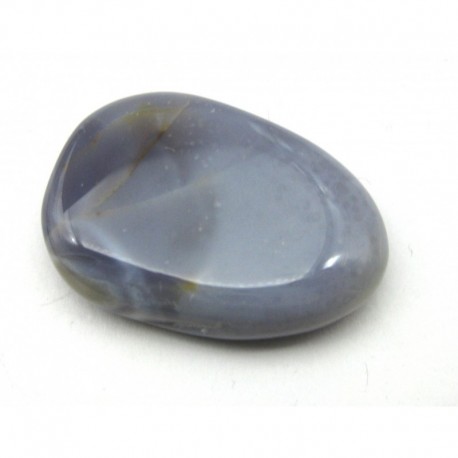 Scheibenstein Chalcedon grau-blau 3 - 4 cm 1 Stück
