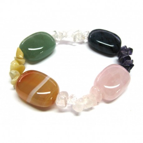 Chakra-Armband Stein Splitter und Nugget