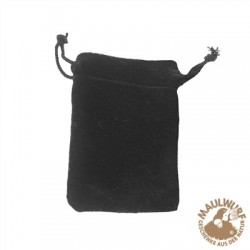 Samtbeutel, 14 x 20 cm schwarz VE 50 Stück