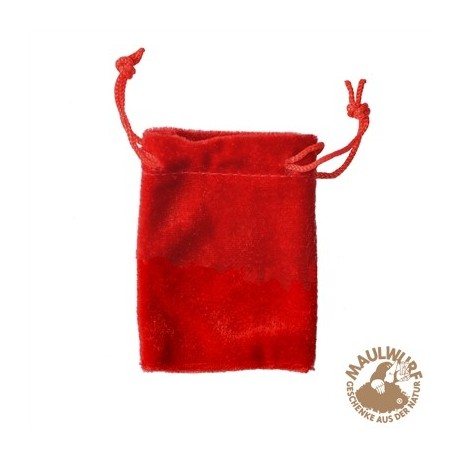 Samtbeutel, 14 x 20 cm rot VE 50 Stück