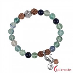 Armband Mala Fluorit (Jungbrunnen)