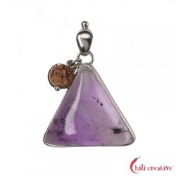 Anhänger Mala Amethyst (Innerer Friede) 925er Silber