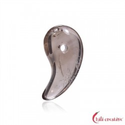 Magatama gebohrt Rauchquarz 3,2 cm