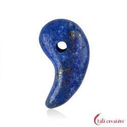Magatama gebohrt Lapislazuli 3,2 cm