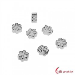 Kleeblatt 5,0 mm Silber rhodiniert VE 10 Stück