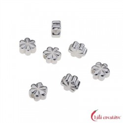 Kleeblatt 5,0 mm Silber VE 10 Stück