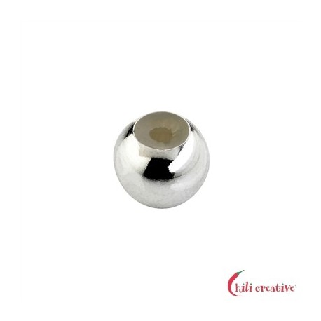 Justierkugel 8,0 mm (4,5 mm Loch) Silber matt VE 1 Stück