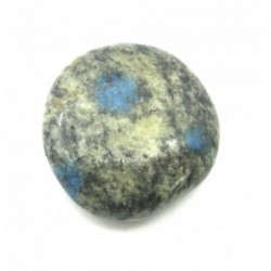 Scheibenstein Azurit in Gneis K2 1 Stück