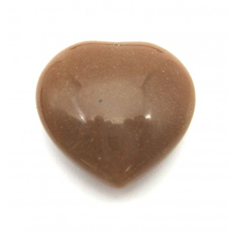 Herz Aventurinquarz orange 25 mm