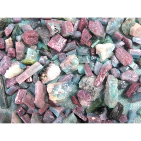 Turmalin Paraiba Kristallstücke 5-30 mm VE 50 g